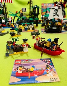 LEGO 30x Pirates Sets Collection 1989-1997 - 6281 6285 6254 6248 6244 6204 1863