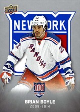 Brian Boyle 2025-26 Upper Deck New York Rangers Centennial #73 NHL  ID:159125