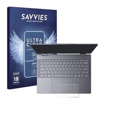 18x Schutzfolie für Lenovo IdeaPad 5 2-in-1 14'' Touchpad Display Schutz Folie