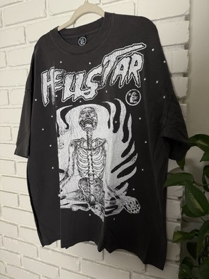 Hellstar Studios  Reach Your Inner Peace  Skeleton T Shirt XXL