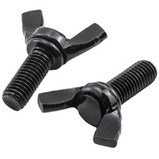 Black 304 Stainless Steel Wing Thumb Screws Bolts M3 M4 M5 M6 M8 M10