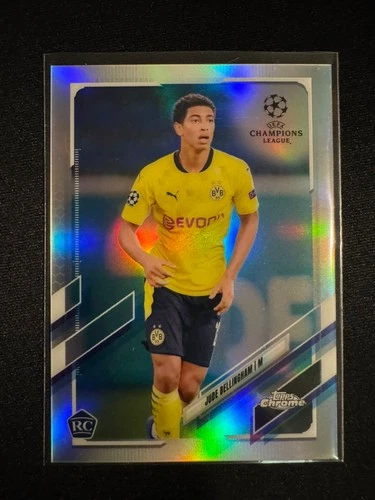 2020-21 Topps Chrome UEFA Champions League #68 Jude Bellingham Refractor Rookie