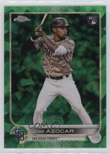2022 Topps Chrome Update Sapphire Edition Green 53/75 Jose Azocar #US280 0xh3