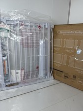 Mom's Choice-GROWNSY Baby Gate 29.5 -48.4 Wide 30 High, White, NEW