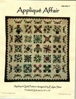 Applique Affair Quilt Pattern Packet Flower Blocks 3 Different Types of Applique