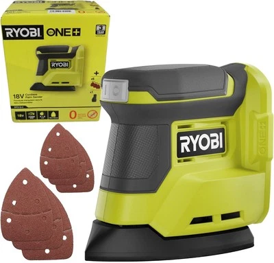Ryobi Akku-Delta-Vibrationsschleifer 18 V + 6x Schleifblätter RPS18-0 5133005394