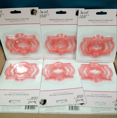 Open Box Resellers Sweet Elite Stella Frame Cutter Set Bakery Closeout Items 36