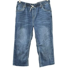 Levi s Youth XL Jogger Jeans Elastic Waist Drawstring Medium Blue Denim