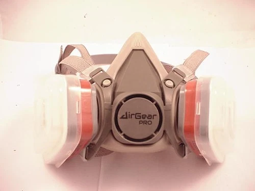 AirGear Pro C-500 CE 2834 Air Mask & Filters Respirator USED Ships Same Day