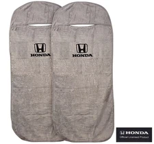 Seat Armour Universal Grey Towel Front Seat Covers for Honda -Pair