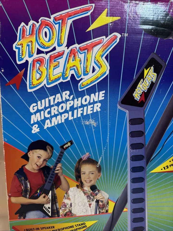 Amplificador de micrófono de guitarra Tyco Playtime Hot Beats años 80 karaoke ver descripción Foto 2 de 4