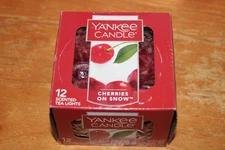 Yankee Candle Cherries On Snow 11 Scented Tea Light Candles