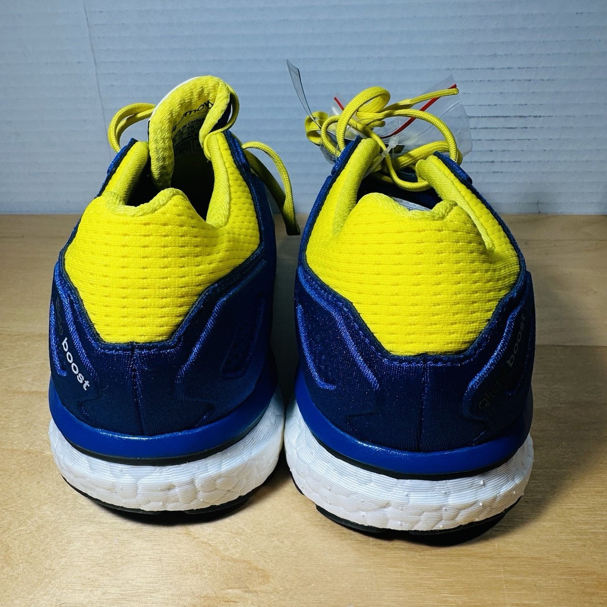 Adidas Supernova Glide Boost 7 Boston Marathon Blue Yellow Runnin Shoes 9 NO BOX adidas Boston Super Blue | eBay main image 2