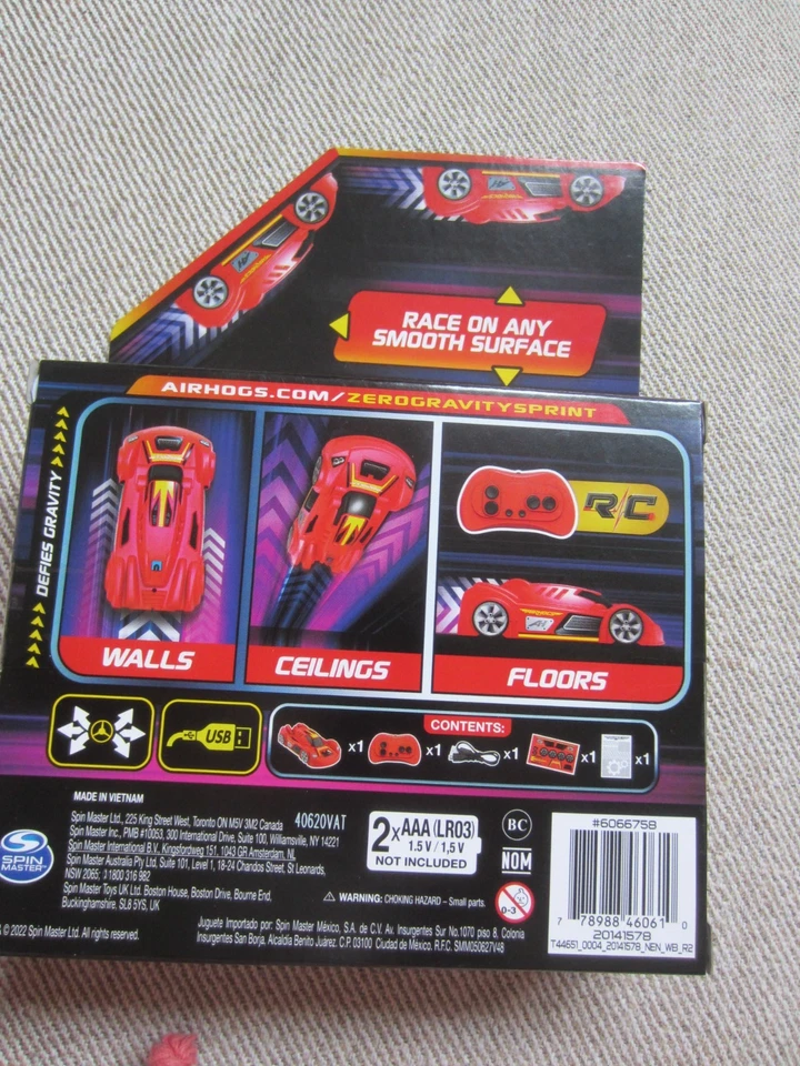 AIRHOGS  Zero Gravity Sprint RC Car Wall Climber NEW IN SEALED BOX - Image 2 of 4