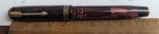 Parker Vacumatic red vintage fountain pen 14k gold nib (*)