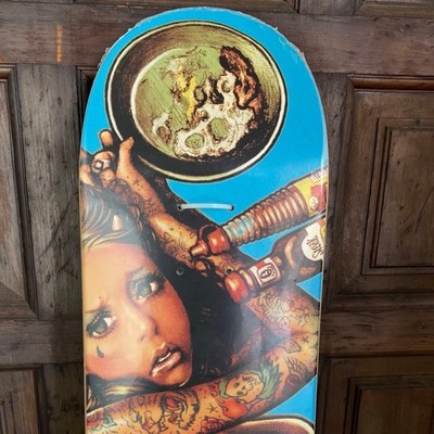 Rockin Jelly Bean × Santa Cruz Skate Skateboard Deck Tattoo The