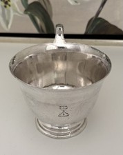 Henkel Schale Silberauflage antik Suppentasse Wellner Hotelsilber Rosebowl