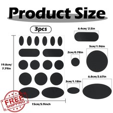 Down Jacket Repair Patch Kit, Waterproof Nylon Fabric Tape Black