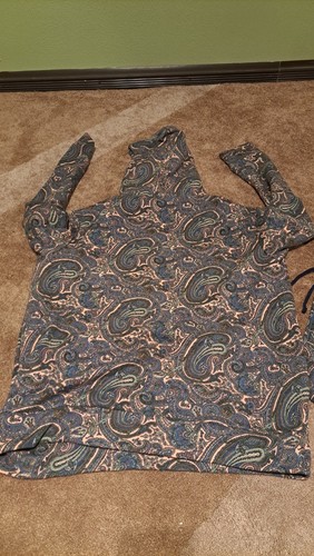 Polo Ralph Lauren Mens XL Paisley Fleece Hoodie & Pants Set Drawstring - Picture 6 of 10