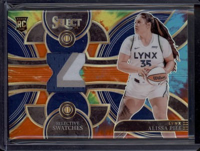 2024 Select WNBA Alissa Pili Tie Dye Prizm Rookie Patch 3-Color RC SSP /25