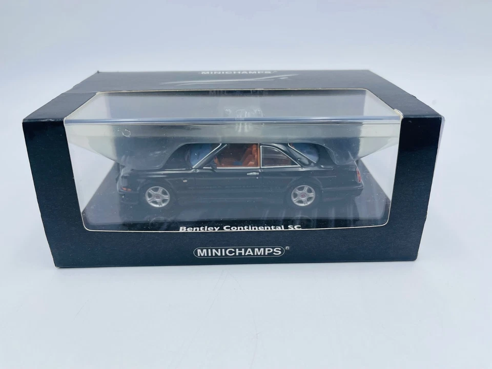 MINICHAMPS 436139990 BENTLEY Continental SC 1996 Bleu foncé metallic 1.43 - Photo 3/4