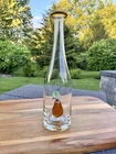 Vintage Italian Martinuzzi Glass Vase w/Pulegoso Pear 12-3/8” Tall