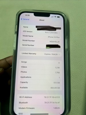 Apple iPhone14Plus ブルー 512GB SIM Free Amazon.com: Apple iPhone 14 Plus, 512GB, Blue - Unlocked (Renewed