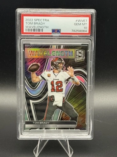 2022 Panini Spectra Tom Brady #WVE7 Wavelength PSA 10
