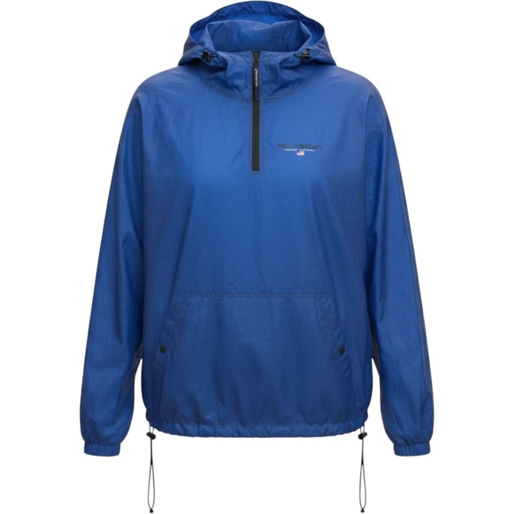 Polo Sport Blue Windbreaker Coats, Jackets & Vests for Men for