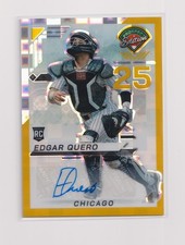 Holo Prospect Ticket Signatures Gold Pandora FOTL #164 EDGAR QUERO #'d 1/3 (RC)