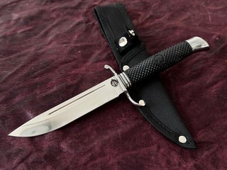 Russia Finka NKVD NKWD Outdoor Knife Steel Stainless 65H13 HRC 58 Hunting Knife