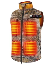 ARRIS Hunting Heated Vest for Men Size Adjustable Electric Heated Coat