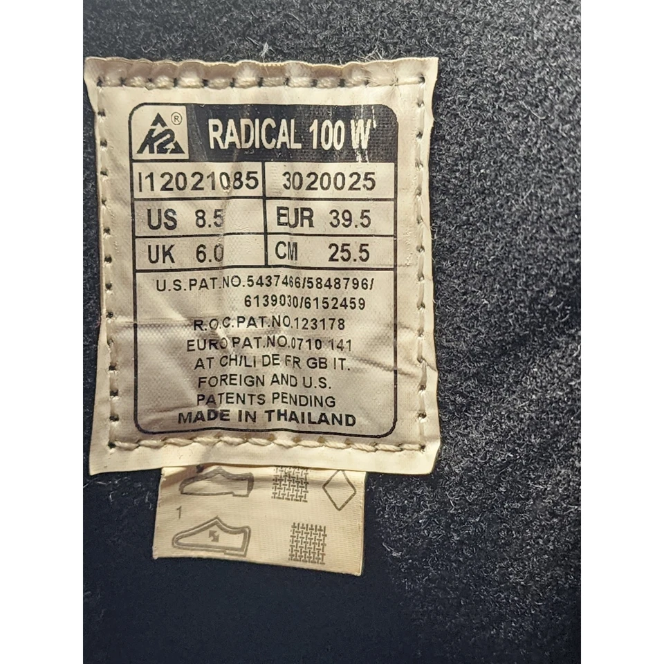 K2 Inline Skates Radical 100W Speed Damen 8,5 100mm Rollen Advanced - Bild 3 von 4