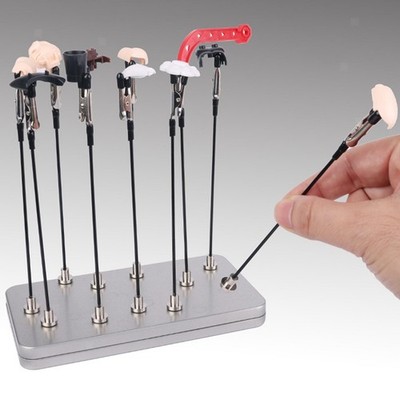 12-teiliges Krokodilklemmen-Stick-Set zum Färben von Airbrush-Werkzeugen mit