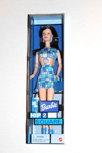 VINTAGE BARBIE DOLL HIP TO BE SQUARE 2000 MATTEL #28315 DARK BROWN HAIR NRFB