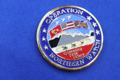 Original OPERATION NORTHERN WATCH General Presented Challenge Coin COLONEL USMC - Picture 2 of 6