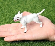 Bull Terrier Dog Animal Toy PVC Action Figure Kids Toys Party Gifts