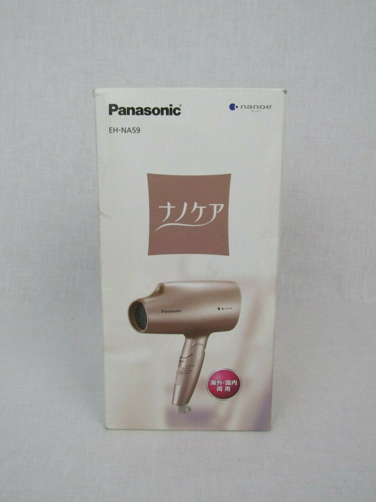 Panasonic EH NA59 PN Hair Dryer Nano-Care Pink Gold AC100V 240V Japan  Adapter