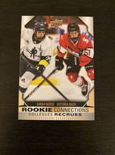 2024 Tim Hortons Duos Rookie Connections PWHL Sarah Nurse, Victoria Bach RC-15