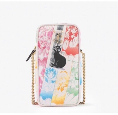 JIMMY CHOO×セーラームーン フォンケース セーラームーン ジミーチュウ フォンケース ホンケース モノクロ 原画