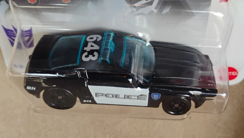Hot Wheels Transformers Barricade Ford Mustang GT Police New In Pack In Stock - Image 2 of 4