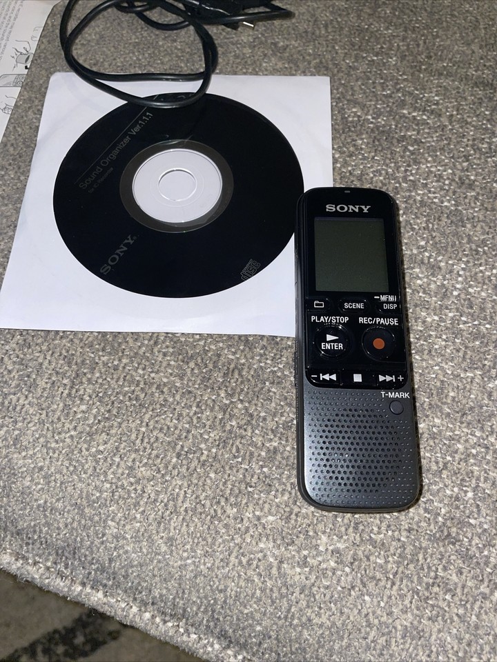 Sony Digital IC Voice Recorder ICDPX312 With Manual eBay