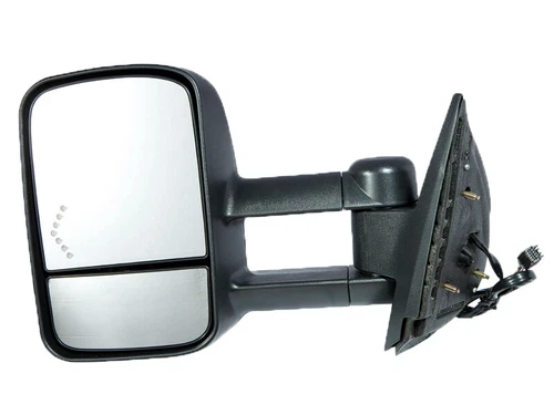 For Chevy Silverado Sierra 07-13 Towing Power Heated With Signal Light Mirror Lh