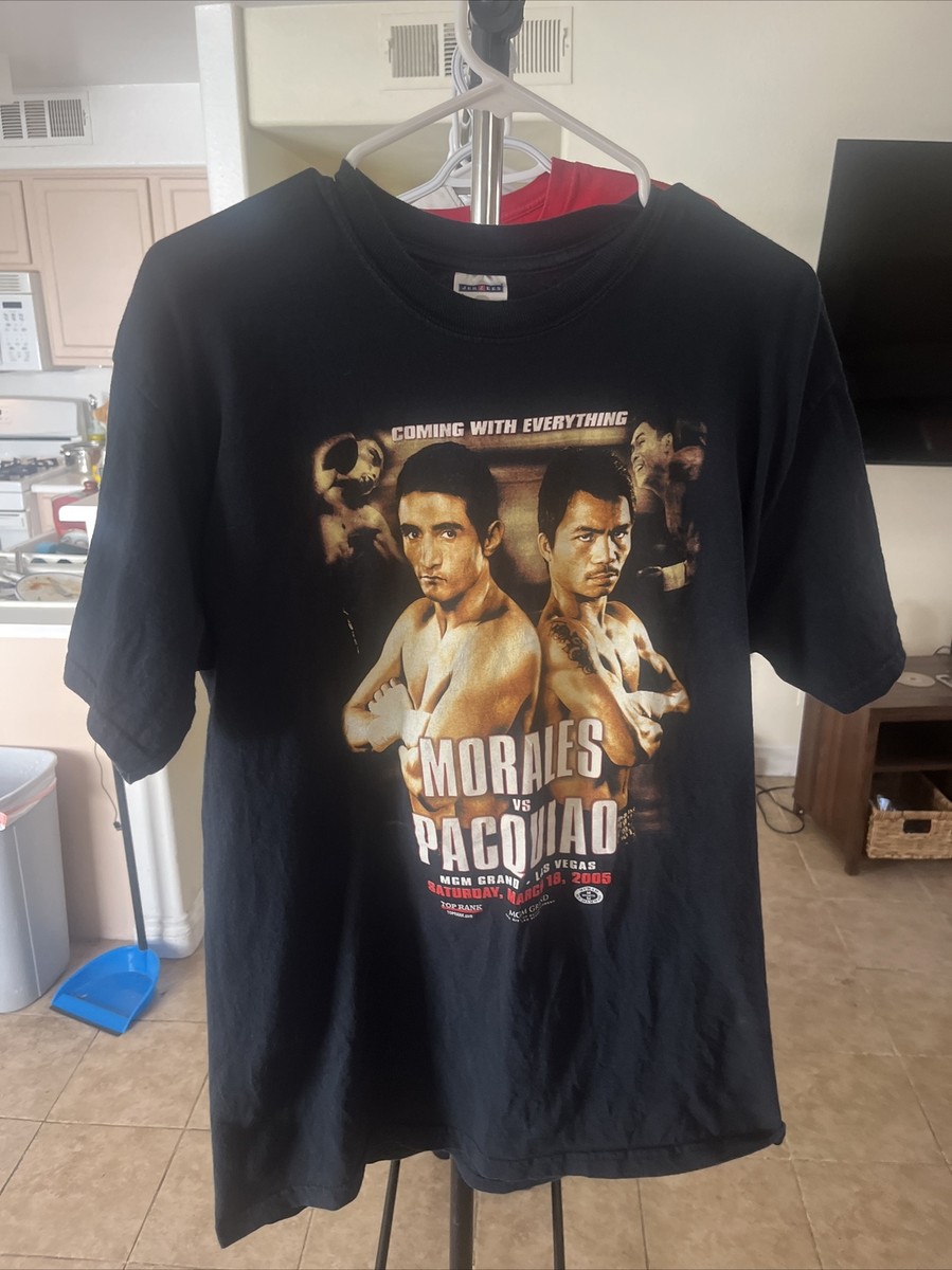 Vintage 3/19/05 Morales Vs Pacquiao T Shirt MGM Grand Las Vegas