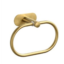 Towel Ring Brushed Gold Simple SUS 304 Stainless Steel Modern Towel Holder