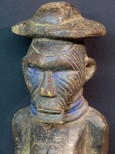 A2  Art Africain grande statuette reliquaire clous sorcier téké congo 41cm1,2kg