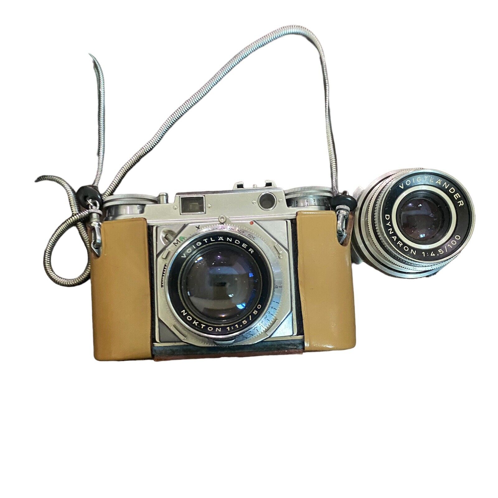Voigtlander Prominent Camera B59310 + Voigtlander Nokton  1:1.5/50 Lens Mint-