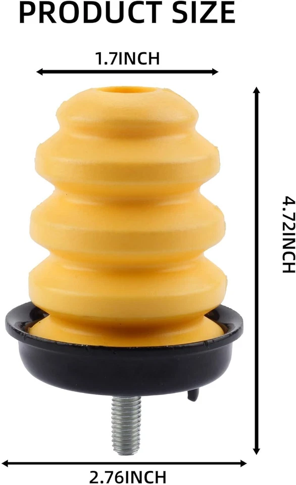 REAR FRAME LEAF SPRING BUMPER BUMP STOP For 99-06 SILVERADO 1500 HD 2* - Image 2 of 4