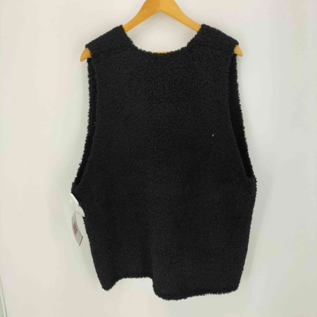 mizuiroind (ミズイロインド)hairy yarn wide vest