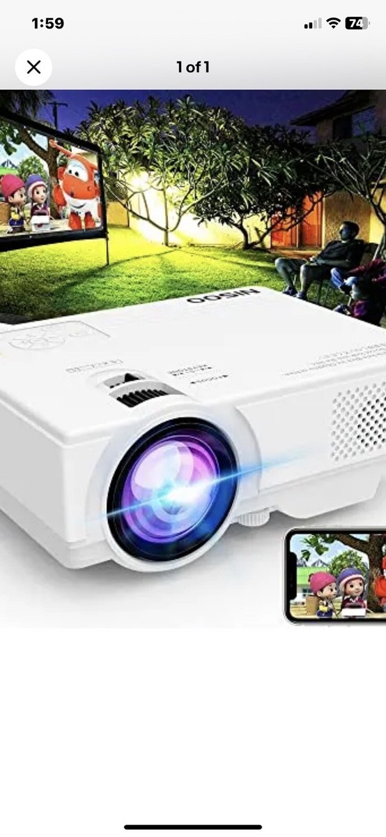 MINI Video Projector 本体　中古 PHOOTA Mini Projector ,Portable LED Video Projector 1080P | eBay